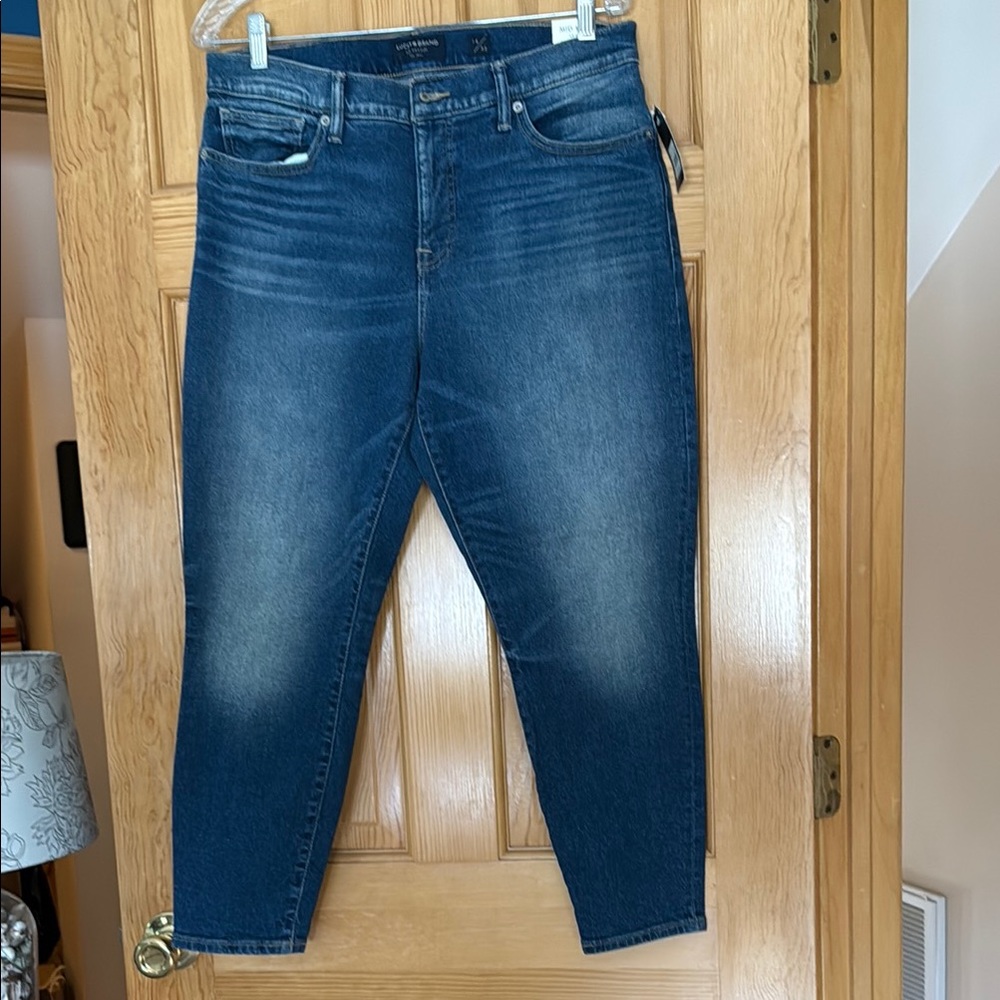 Lucky Brand Blue Ankle Cropped Jeans